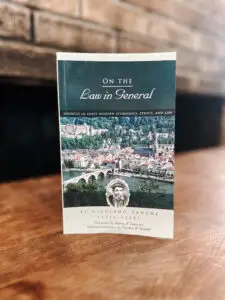 On the Law in General cover - Girolamo Zanchi | Merchant Royal Press